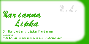 marianna lipka business card